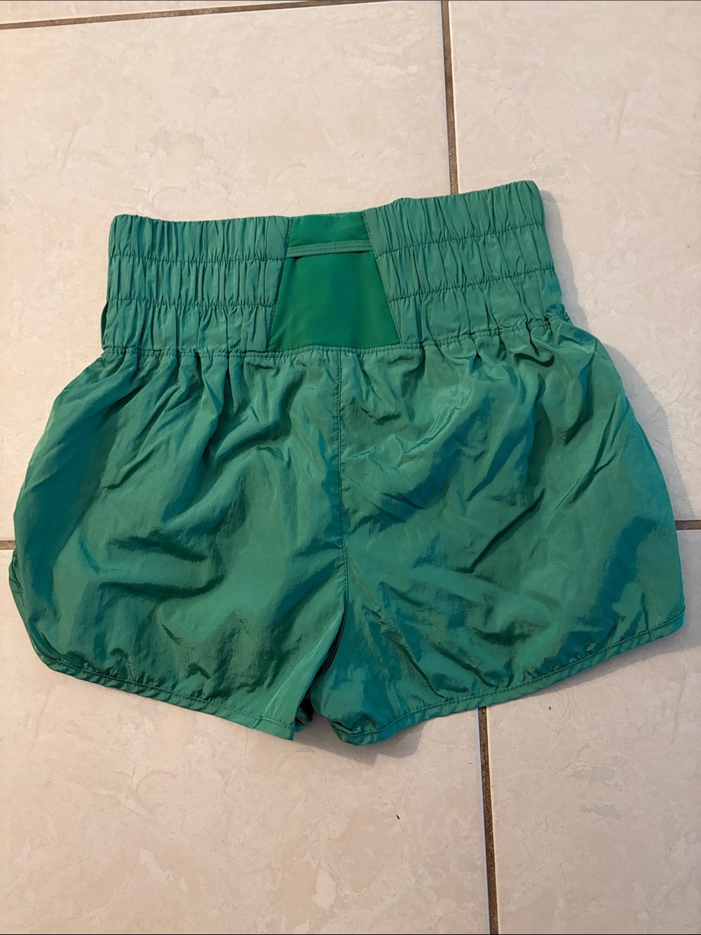 FP Movement by Free People Teal High-Waist Athletic Shorts - Picture 4 of 5